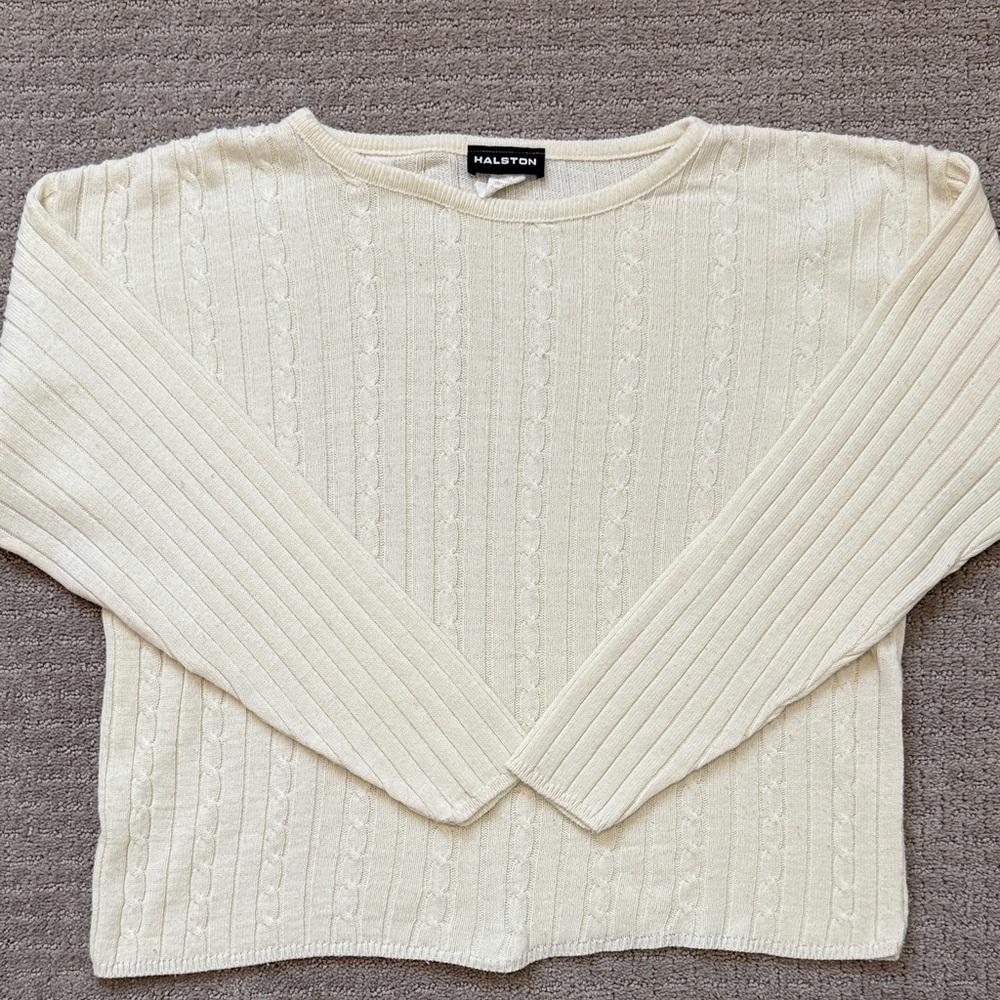Vintage Halston sweater made in USA